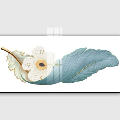 Tranh Cắt 3D LED Lông Vũ Hiện Đại