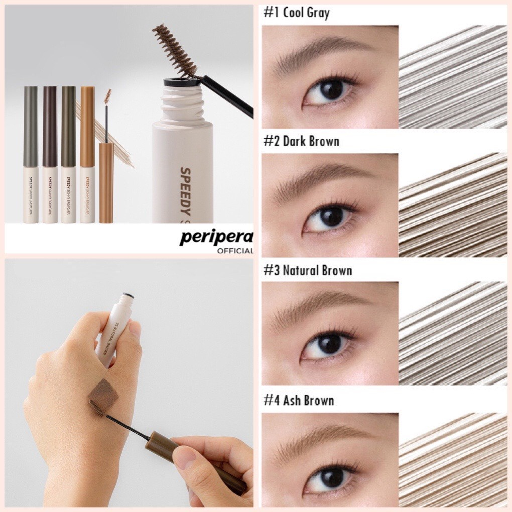 Mascara Lông Mày Ink Peripera Speedy Skinny Browcara