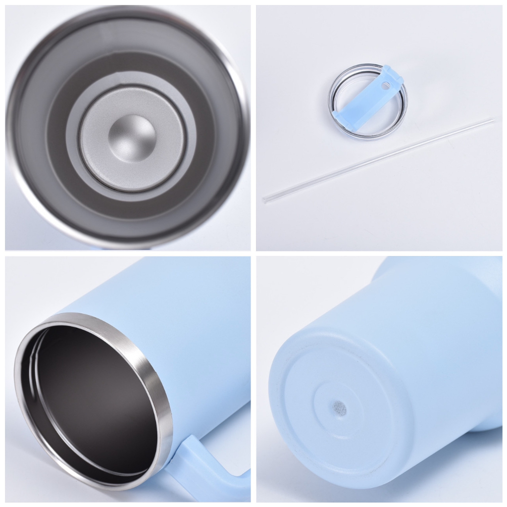 Cốc giữ nhiệt PITI dung tích 1200ML ly giữ nhiệt inox 304 cao cấp có tặng kèm ống hút và tay cầm | BigBuy360 - bigbuy360.vn