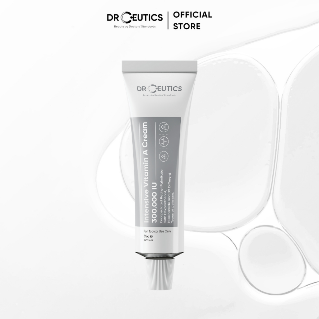 Ảnh DRCEUTICS Kem Dưỡng Trẻ Hóa và Căng Mịn Da Chứa Vitamin A Intensive Cream 300.000 IU (35 g) 1