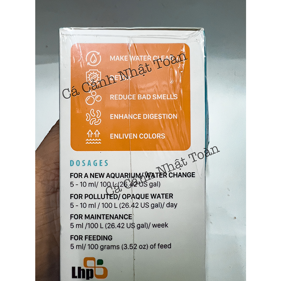 MEN VI SINH OBIO KOIKA (CHUYÊN CHO CÁ LÓC) KẾT HỢP TẢO BIỂN LÀM TRONG NƯỚC, KHỬ MÙI TANH BỂ CÁ CẢNH CHAI 30ML