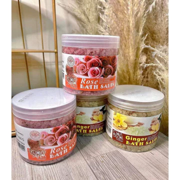 Muối ngâm chân spa chính hãng - Muối massage chà gót chân, loại bỏ tế bào chết giúp da mềm mịn (Hũ lớn 680gr)