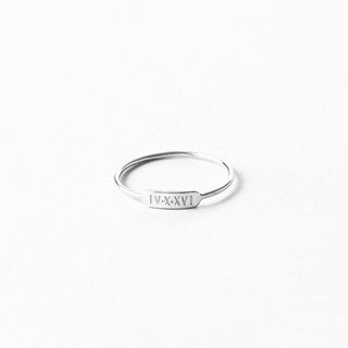 925 Silver Ring, engravable by Tiệm bạc Pansy
