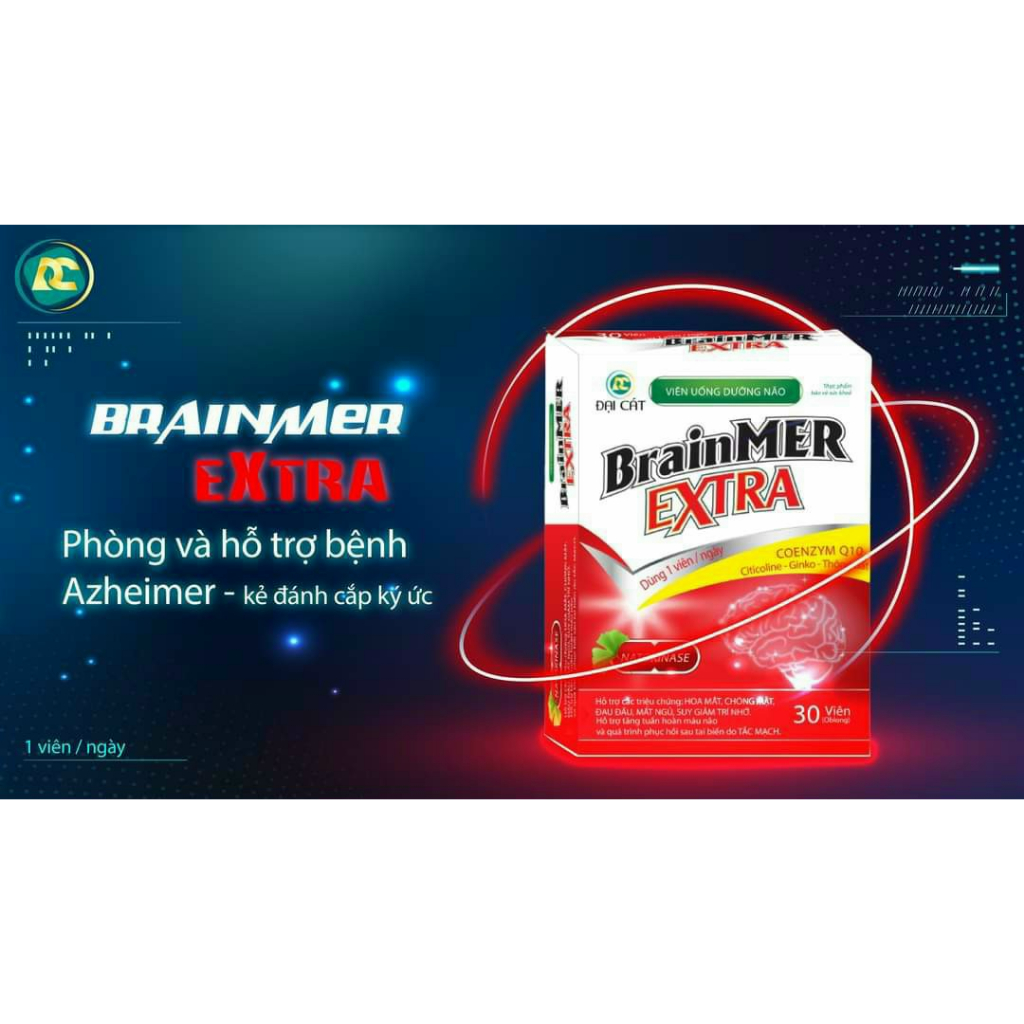 Viên dưỡng não Brainmer extra, hộp 30 viên | Shopee Việt Nam