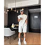 Set Bộ Thể Thao Tank Top Trơn Tay Xuông Nách Đơn Gian Lịch Sự, Chất Liệu Tici Co Dãn Nhẹ 4 Chiều Mềm Mịn Thấm Hút