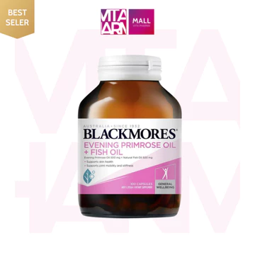 Tinh dầu hoa anh thảo + dầu cá Blackmores Evening primrose oil +fish oil 100 viên