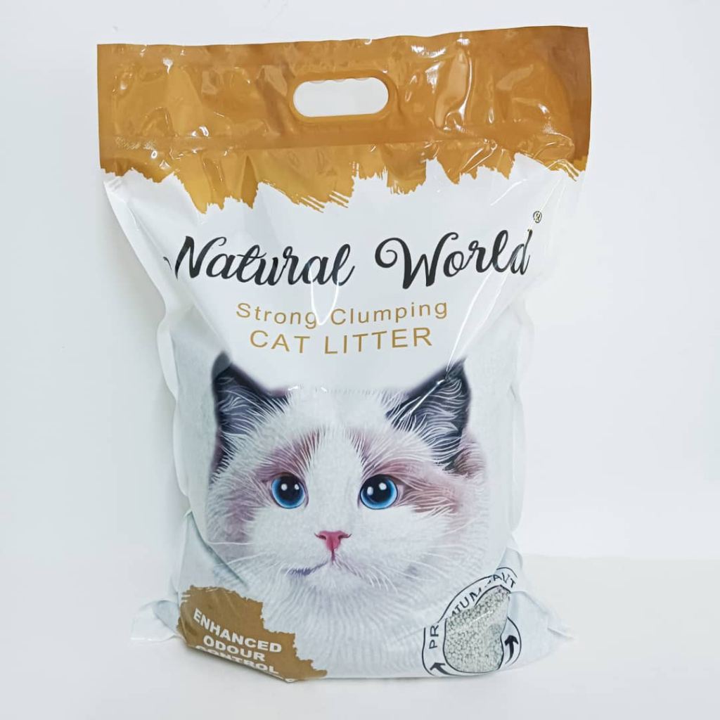 [FREESHIP- 9L] Cát vệ sinh mèo NATURAL WORLD thấm hút, vón cục nhanh ...