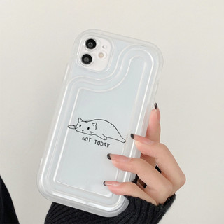 Ốp lưng iphone trong suốt chống sốc Mèo not today 6/6s plus/7/7plus/8/8plus/x/xr/11/12/13/14/max/promax xb2004