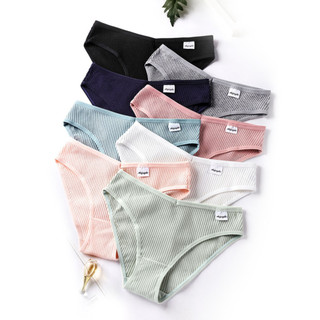 Quần lót nữ cotton sexy gân tăm ôm nữa mông mềm mại co dãn sịn sò King Shop L-246