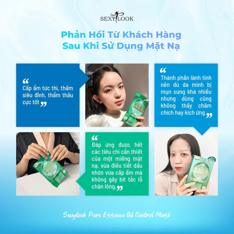 Ảnh Mặt Nạ Tinh Dầu Giảm Mụn Dầu SEXYLOOK 26ml 4