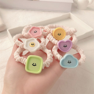 MEOWU Dây Cột Tóc Nhiều Hình Dễ Thương Mang Màu Sắc Rực Rỡ Phong Cách Hàn Quốc