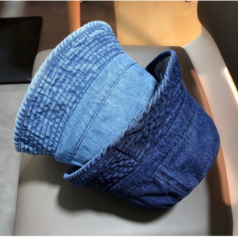 MŨ BUCKET JEAN TRƠN VIỀN VÀNH PHONG CÁCH DENIM NAM NỮ