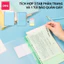 Sổ Còng Deli Bìa Sổ Còng Sắt Nhựa A4 B5 A5 Sổ Tay Binder Thay Được Giấy Kẻ Ngang Caro Làm Sổ Ghi Chép