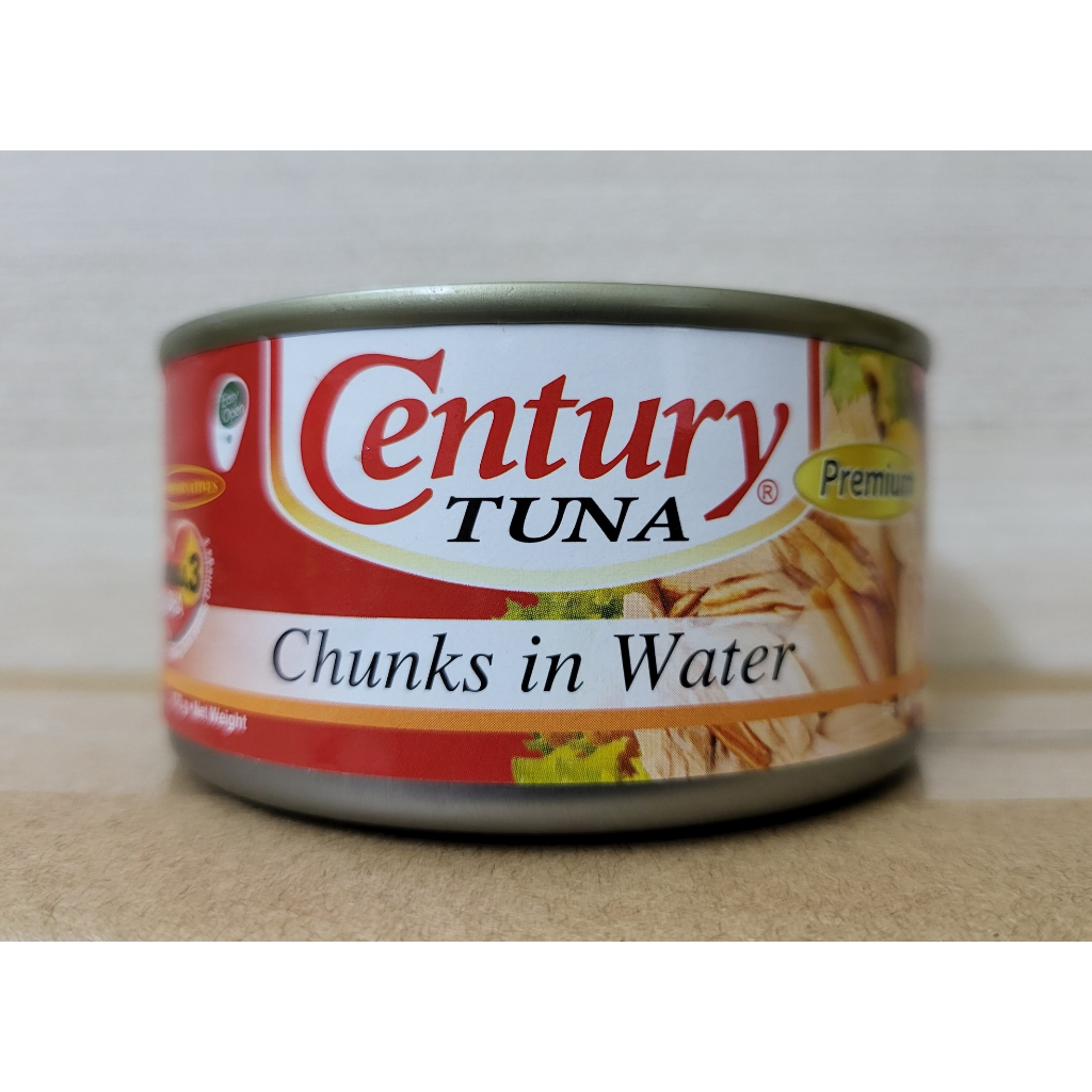 CENTURY (hộp ĐỎ 170g) CÁ NGỪ KHÚC NGÂM NƯỚC MUỐI Tuna Chunks in Water ...