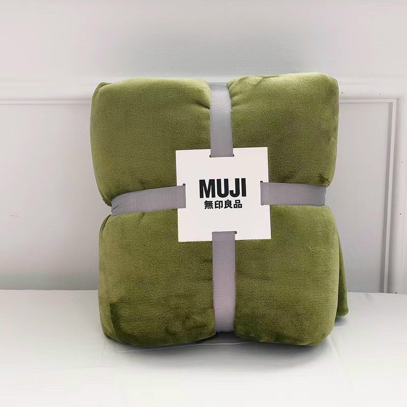 Chăn MUJI lông tuyết mềm mịn siêu ấm hàng cao cấp