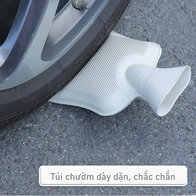 Túi chườm nóng đau bụng kinh cao su loại lớn 2000ml chườm nóng chườm lạnh, giảm đau, điều hòa khí huyết – 5