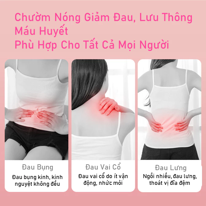 Túi chườm nóng đau bụng kinh cao su loại lớn 2000ml chườm nóng chườm lạnh, giảm đau, điều hòa khí huyết – 7