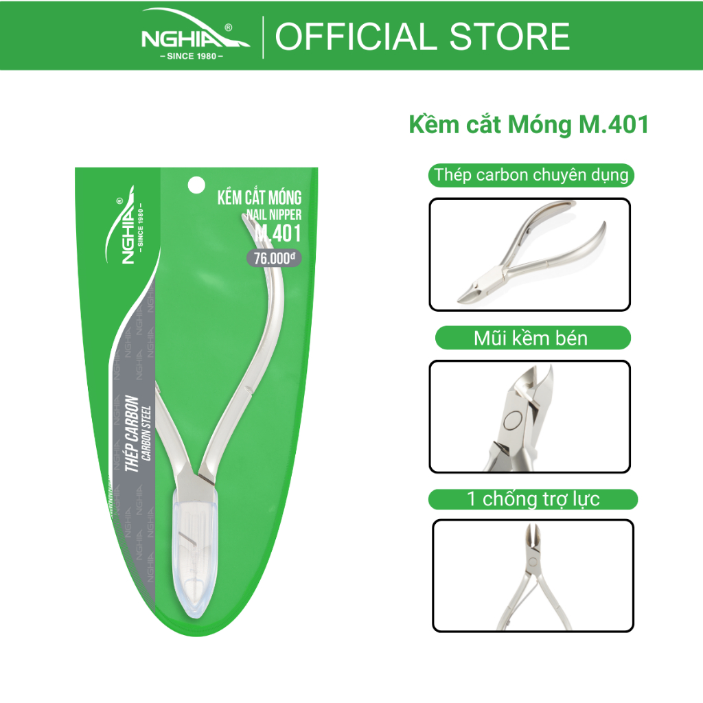 Ảnh Kềm Cắt Móng Thép Chuyên Dụng Kềm Nghĩa M.401 2