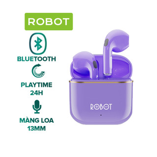 Tai Nghe Bluetooth 6.0 ROBOT Encobuds không độ trễ, chống nước playtime 36 tiếng