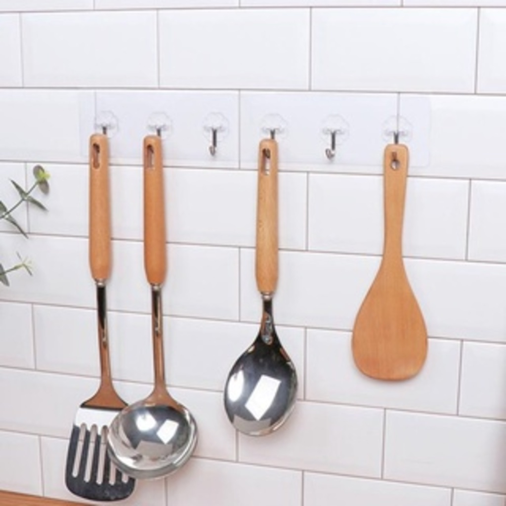 Combo 10 móc Nhựa Dán Tường Đa Năng Chắc Chắn, Móc Dán Tường Treo Đồ  Chịu Lực Tốt