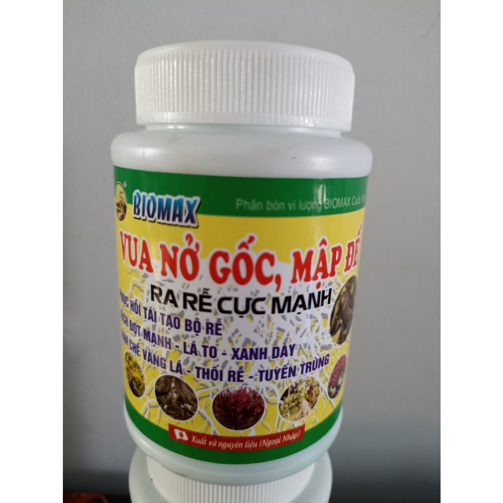 Phân bón vi lượng VUA NỞ GỐC, ra rễ cực mạnh - chai 100 gram | Shopee ...
