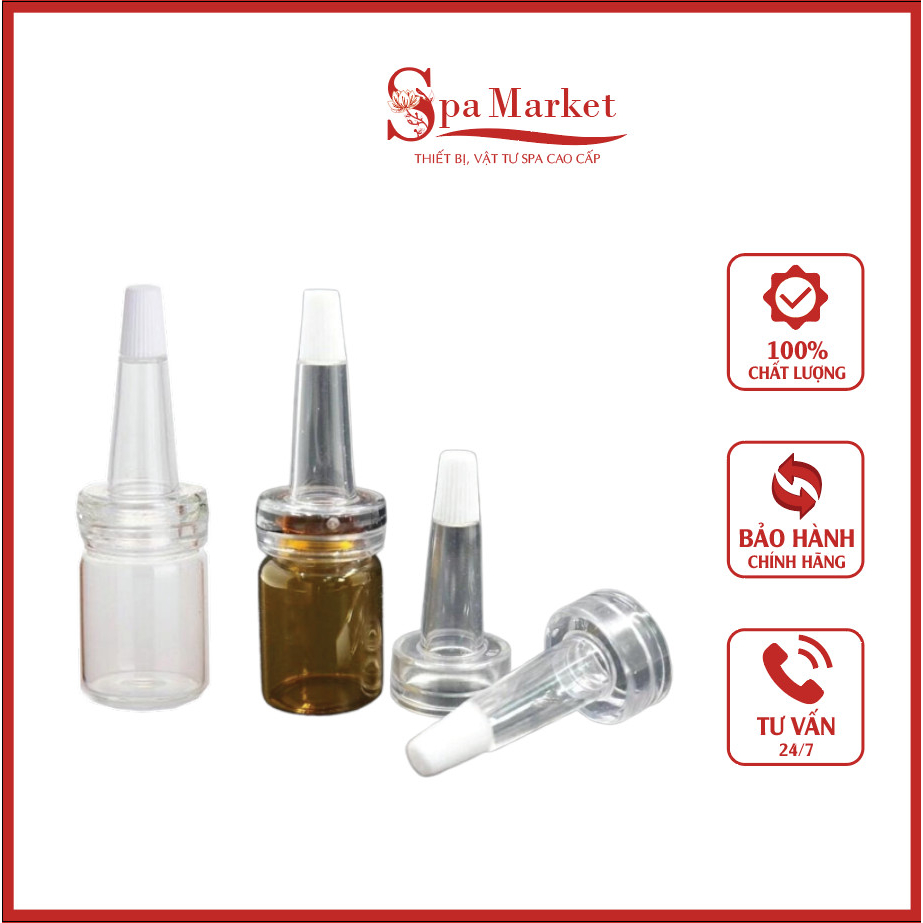 COMBO 10 Lọ chiết serum thuỷ tinh, lọ đựng tinh chất 5ml/10ml kèm nút bóp