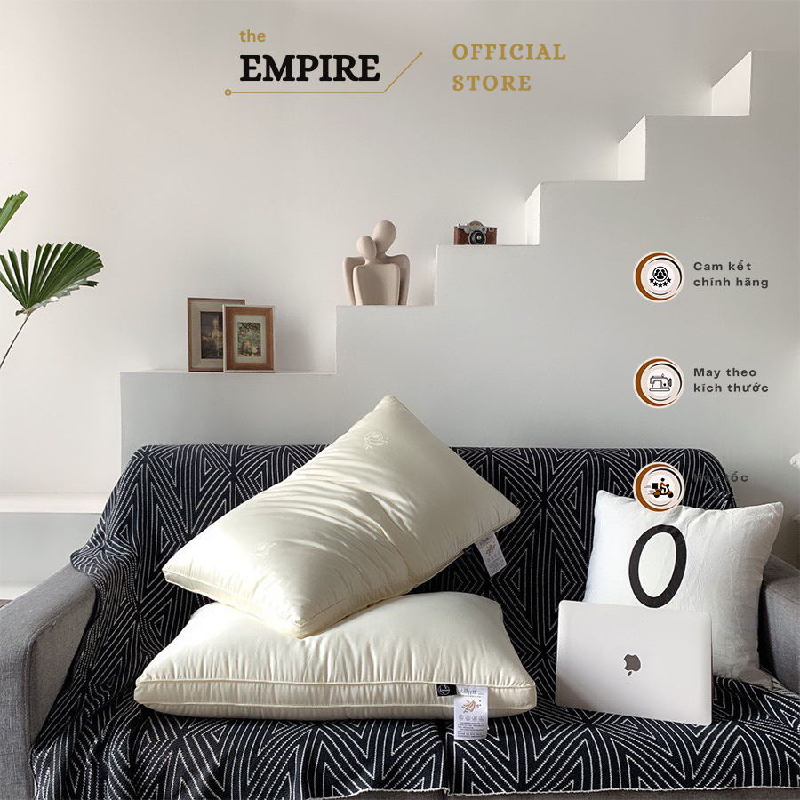 Ruột gối nằm 50 x 70 cm Nhật Bản Nishikawa ruột bông đậu nành EMPIRE chính hãng cao cấp - EMPIRE | Bedding & Decor