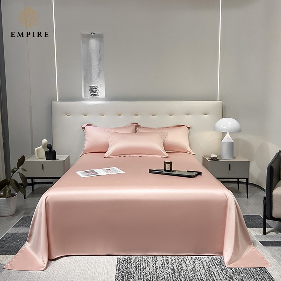 Set 3 món ga gối Tencel Lụa Pha Kate cao cấp EMPIRE giá siêu rẻ ga nệm mát mịn - EMPIRE | Bedding & Decor