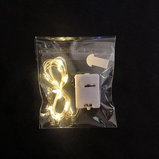 Dây đèn led đom đóm trang trí noel, fairylight, 4 cái 2 mét, phòng ngủ pin nhấp nháy Pinky Shop mã DLED01