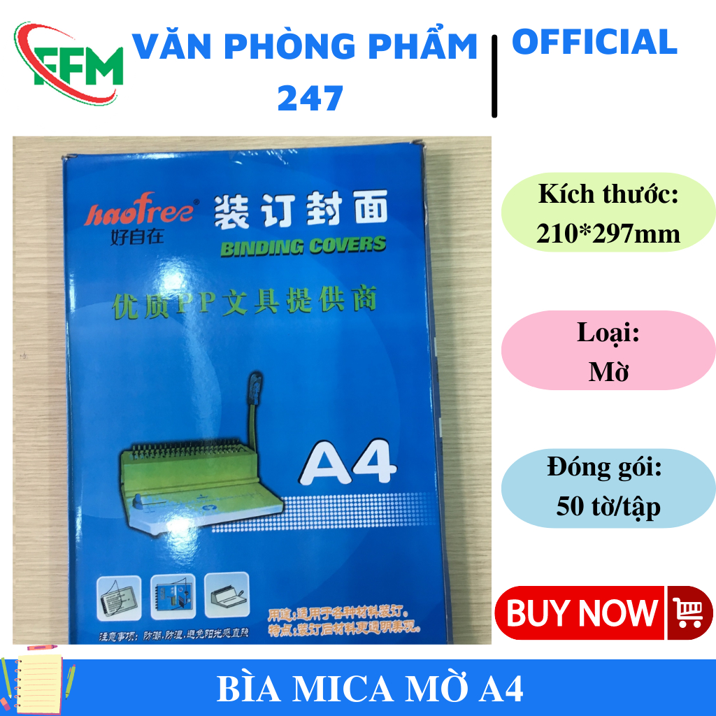 BÌA MICA MỜ A4: Bảo vệ và tạo điểm nhấn cho tài liệu của bạn | Shopee ...