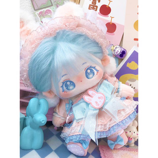 [93 mẫu][ORD] Doll không thuộc tính tóc tơ 20cm có tai - Búp bê nữ không thuộc tính 20cm có xương