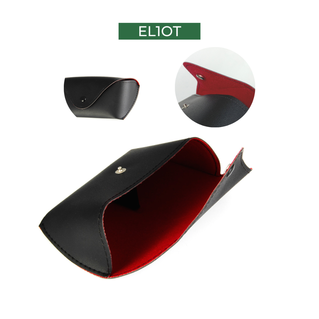 Bao da đựng kính mắt ELIOT Eyewear có nút bấm chống nước tiện lợi