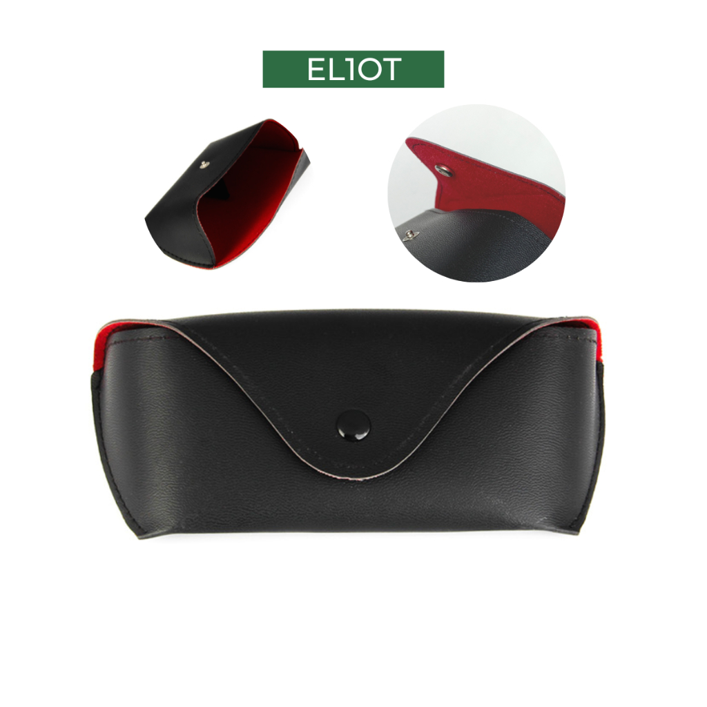 Bao da đựng kính mắt ELIOT Eyewear có nút bấm chống nước tiện lợi