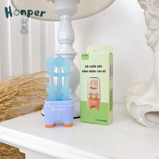 Bộ chăm sóc răng miệng 3in1 Honper HP216 cho bé