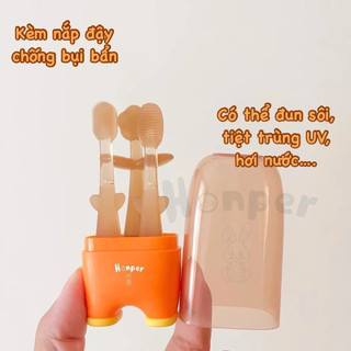 Bộ chăm sóc răng miệng 3in1 Honper HP216 cho bé