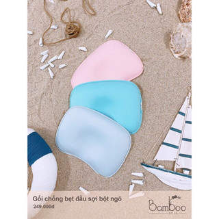 Gối Chống Bẹp Đầu Sợi Bột Ngô Bamboo By Lil Mẫu Mới Cho Bé | Minizon Kids