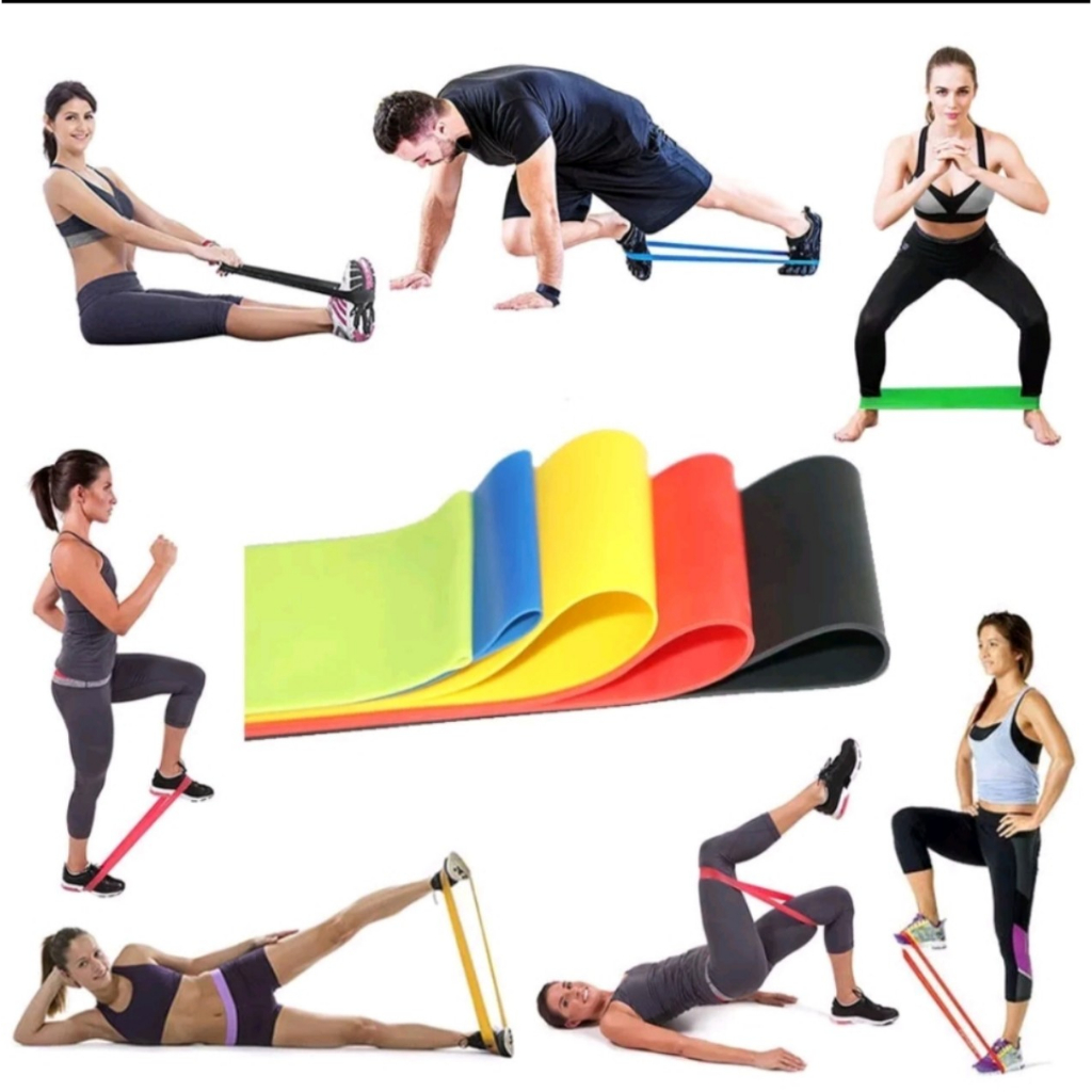 Bộ 5 dây kháng lực đàn hồi tập Gym, dây kháng lực TYMTYM