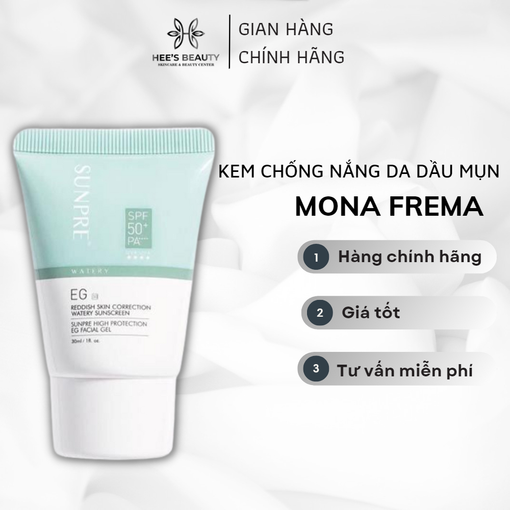 Kem Chống Nắng Mona Frema Sunpre High Protection Eg Facial Gel Spf 50