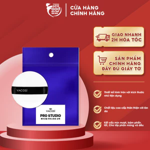Bông Phấn Khô Tròn Nhỏ Vacosi Prs Small Round Pro Puff - PK02