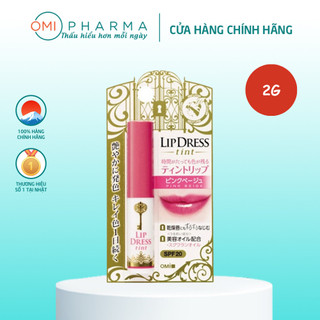 Son Dưỡng Môi Siêu Lì Chống Nắng Màu Hồng Omi Lip Dress Tint Nhật Bản (2g/tuýp)
