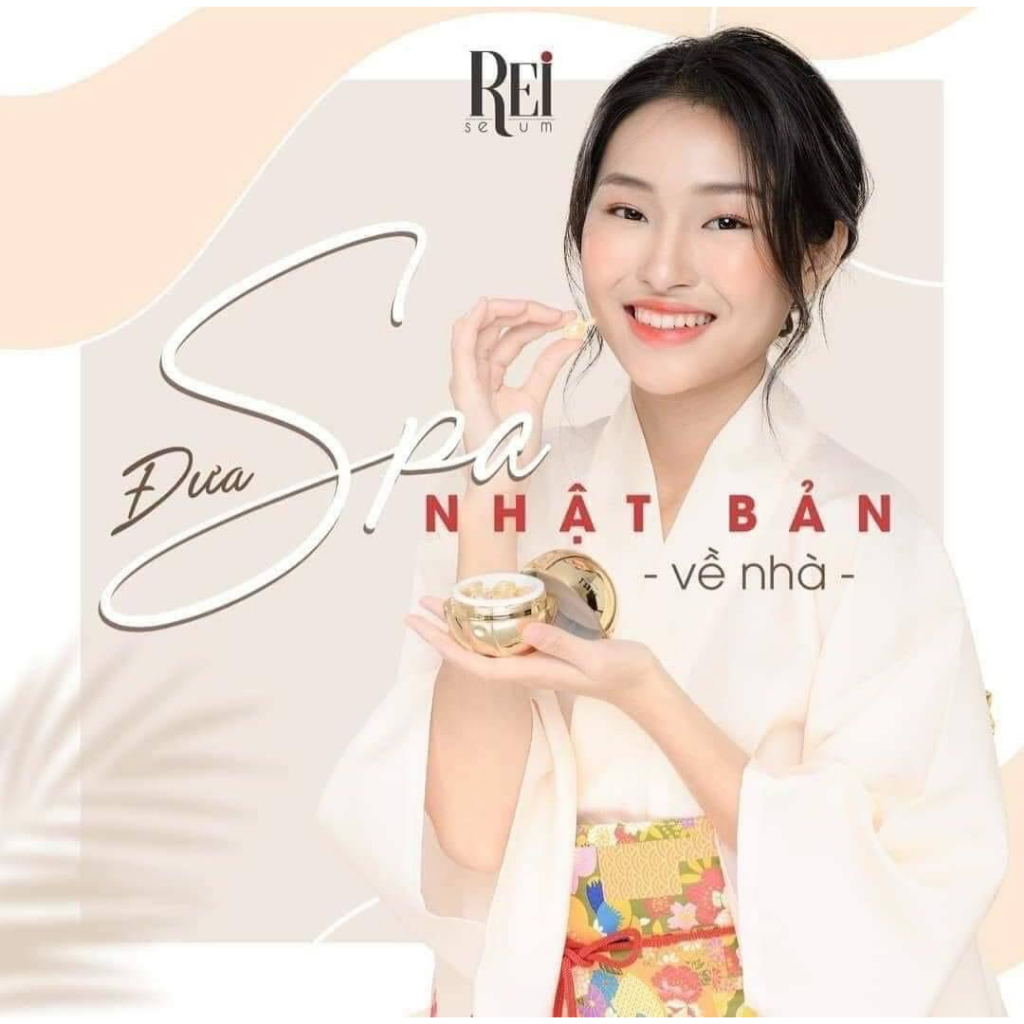 Tinh chất Tế bào gốc mô mỡ REI Serum T’s Kiss Nhật Bản dưỡng trắng, căng bóng và phục hồi da chuyên sâu Hộp 30 viên