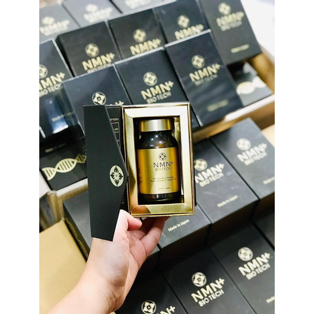 Viên Uống NMN+ Biotech Nhật Bản Hỗ Trợ Chống Lão Hóa Hộp 60 Viên