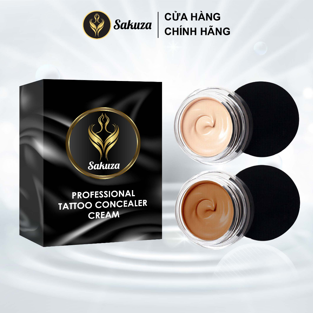 Kem che hình xăm khuyết điểm Sakuza Tattoo Concealer Cream