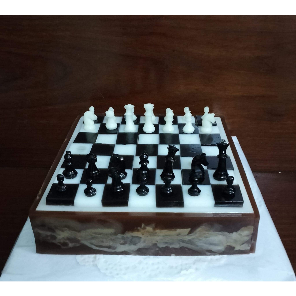 Set 6 khuôn quân cờ vua silicon.