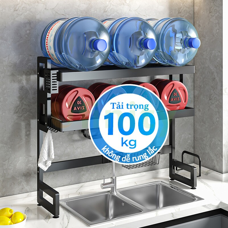 Lifinity Kệ Bồn Rửa Có Thể Điều 60-120cm 1/2 Tầng Kệ Đựng Bát Đĩa, Kệ Để Chén Đĩa Trên Bồn Rửa Bát
