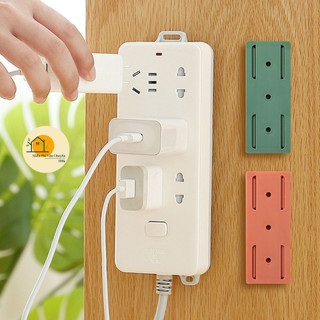 Set 2 Miếng Dán Tường Treo Ổ Cắm Điện Tiện Dụng, Modem Wifi/ Giá Đỡ Treo Tường Cố Định Ổ Cắm Điện 88402