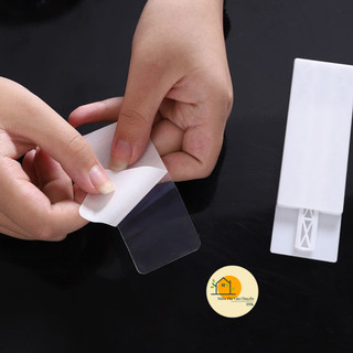 Set 2 Miếng Dán Tường Treo Ổ Cắm Điện Tiện Dụng, Modem Wifi/ Giá Đỡ Treo Tường Cố Định Ổ Cắm Điện 88402