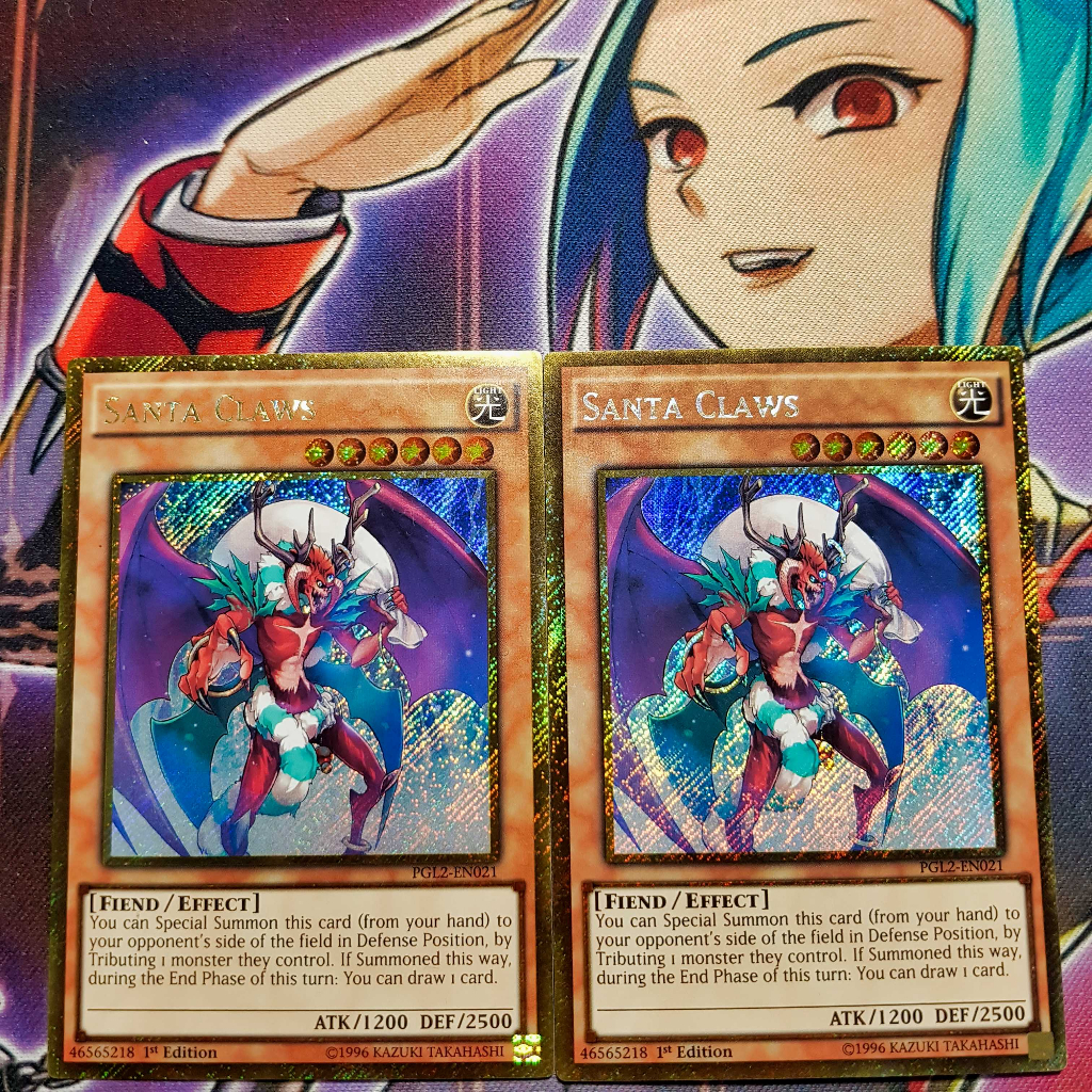Th bi Yugioh | Santa Claws | PGL2 Gold secret rare. | Shopee Vit Nam