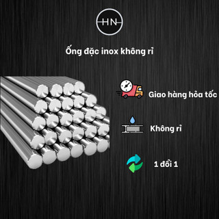 Ống Inox đặc Sus 304 - không rỉ -  Kích thước theo yêu cầu - Phi (8-200mm)