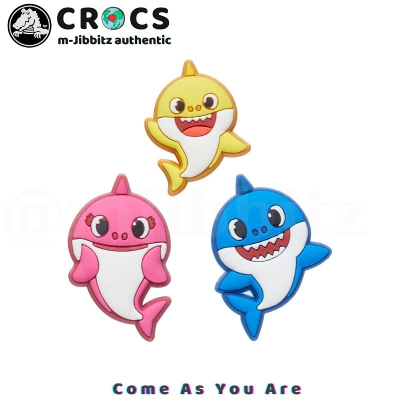 phụ kiện Crocs Jibbitz Charm Set Baby Sharks Shopee Việt Nam